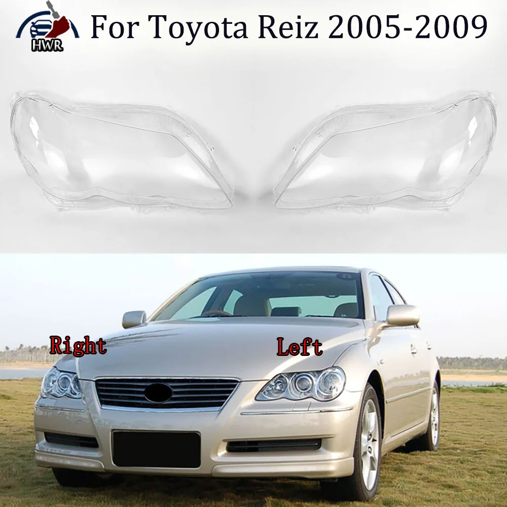 

Headlamp Cover Transparent Headlight Lens Plexiglass Replace Original Lampshade For Toyota Reiz 2005 2006 2007 2008 2009