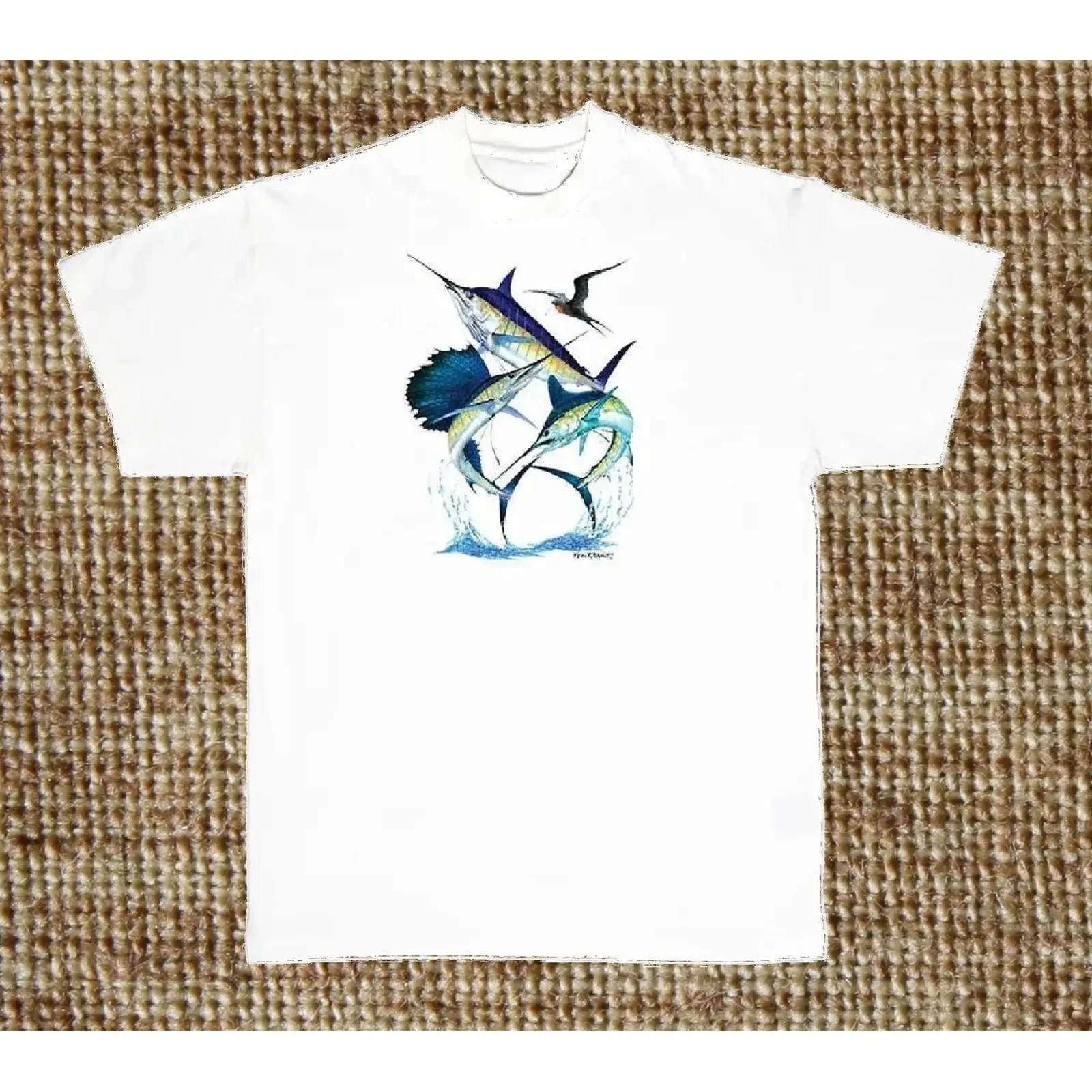 Billfish Slam T Shirt Fish Fishing SweaT Available on Request 249c vintage Washed designer clothes Stylish