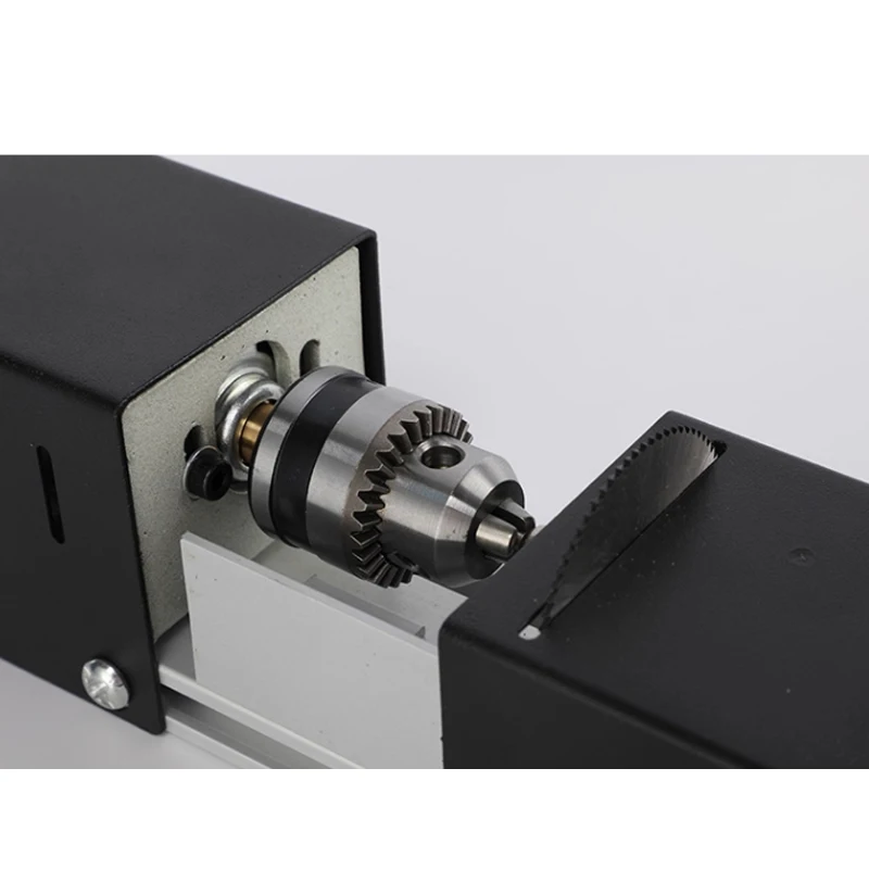 Mini Wood Lathe Machine - DIY Woodworking Miniature Buddha Pearl Lathe Grinding Polishing Beads Wood Drill Rotary Tool 12-24VDC
