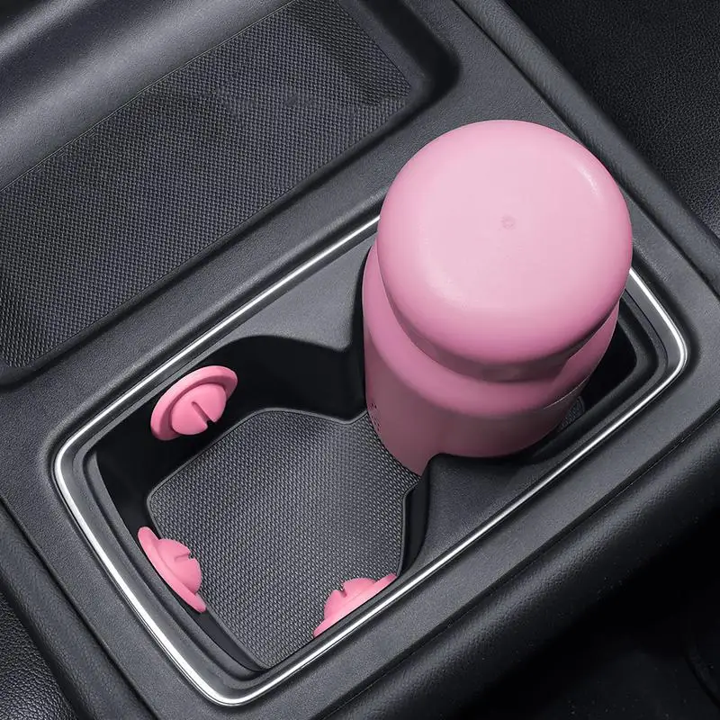 Universal Groove Shock Absorber Water Cup Limiter for Car Cups Stabilizer for Safeguarding Drinks During Rides