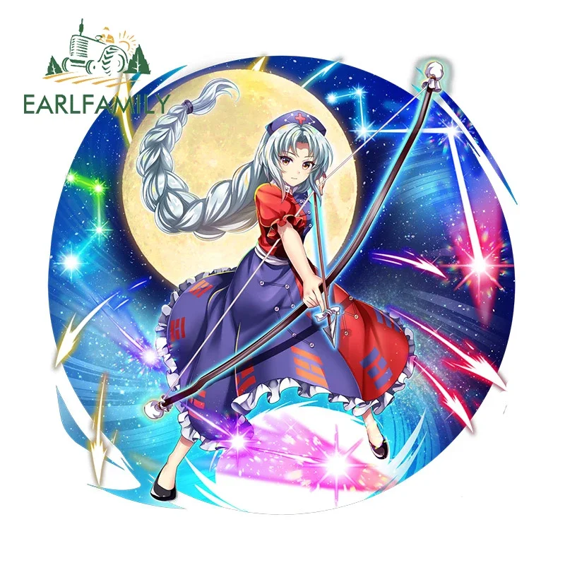 

EARLFAMILY 13cm for Eirin Yagokoro Car Sticker Personality Creative Interesting Decal Car Accessories Racing Drifting Decals