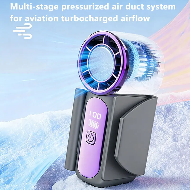 

Новый портативный мини-вентилятор 20000 об/мин с USB-зарядкой, высокой мощностью обдува, бесщеточным двигателем, для ношения на поясе