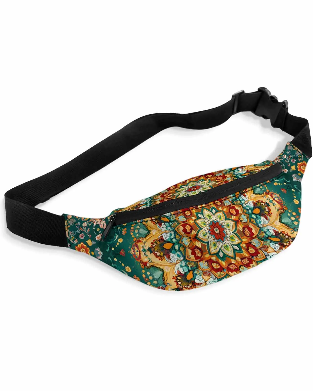 

Bohemian Gorgeous Retro Decoration Pattern Waist Bag Women Men Belt Bags Large Capacity Waist Pack Unisex Crossbody Chest Bag