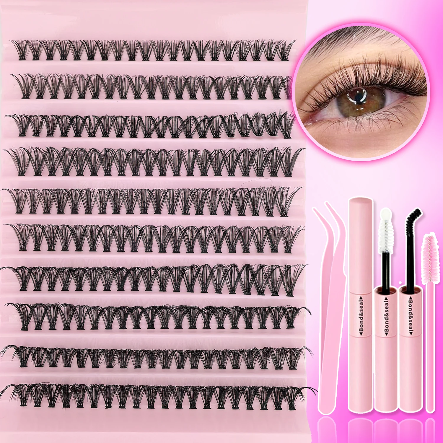Natural Feather-Soft Slim Lash Kit