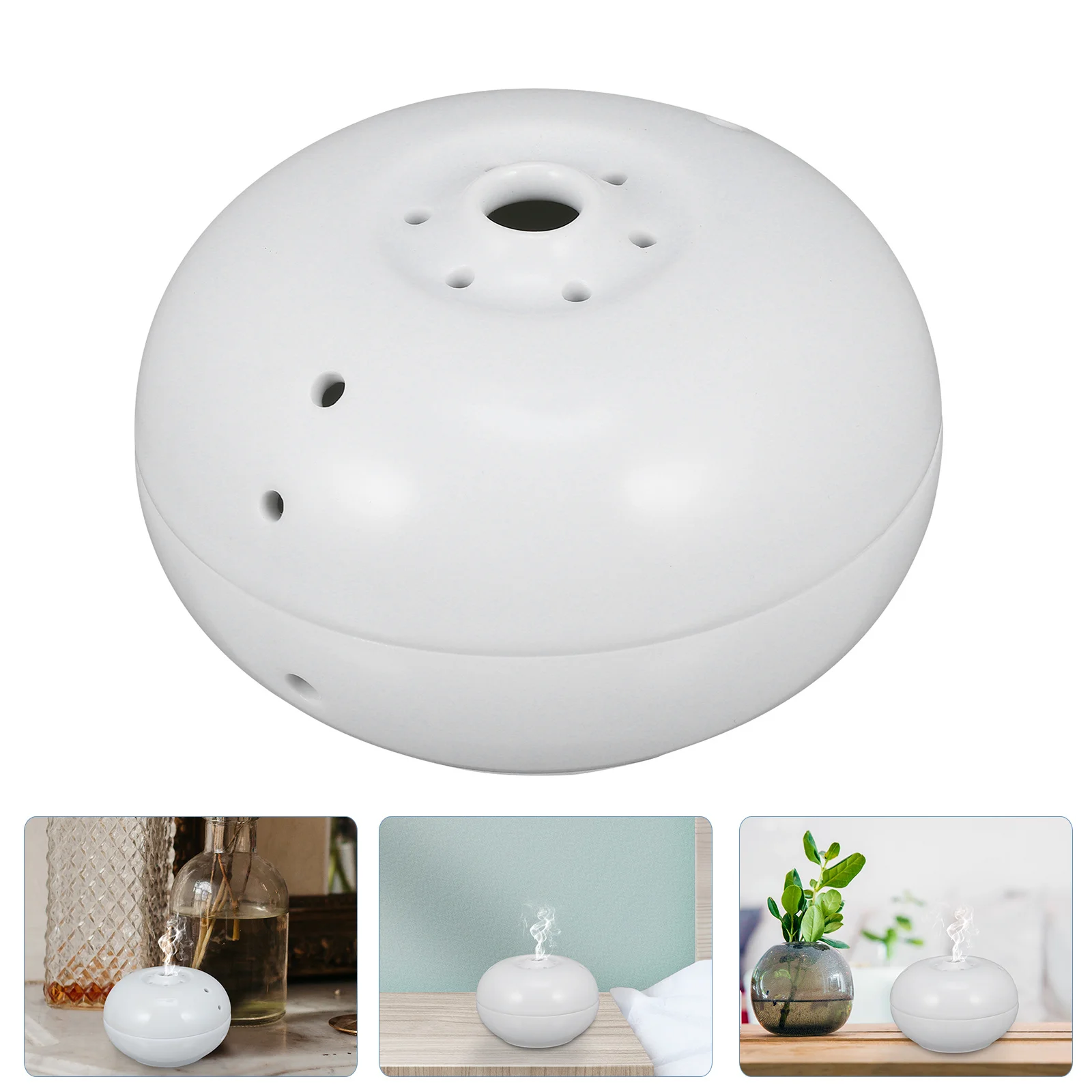 

1Pcs Ceramic Incense Burner Classic Exquisite Carving Aromatherapy Stove for Study Bedroom Yoga Home Decor and Gift