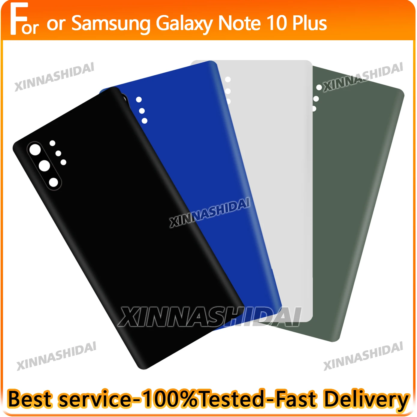 Neue Für Samsung Galaxy Note 10 Plus Batterie Zurück Abdeckung Gehäuse Panel Ersatz Zubehör Set Handy Reparatur Teile