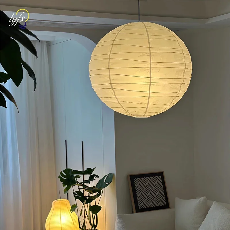 Lampa wisząca LED oświetlenie wewnętrzne Wabi-sabi lampy wiszące do sypialni Sofa dzienna stół do jadalni dekoracja wnętrz lampa wisząca