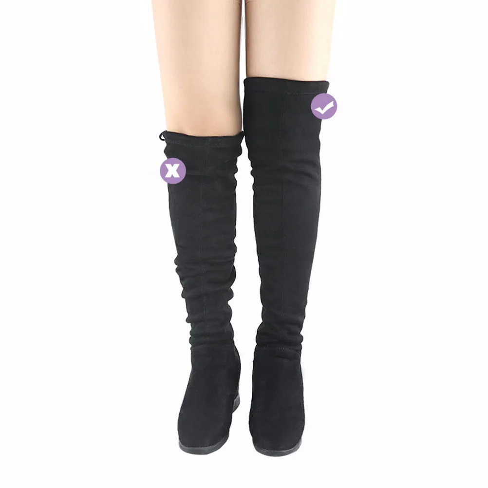

2Sets High Boots Adjustable Straps Anti-Slip Fixing Bands Prevent Falling Sagging Keep Boots Straight Comfortable