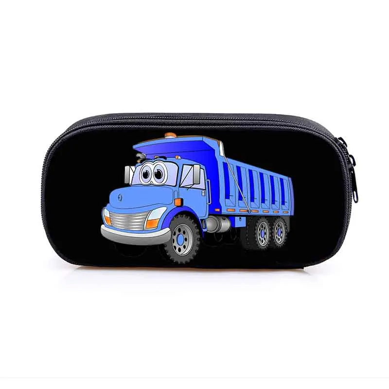 Cartoon Truck Car Tank Plane Cosmetic Cases Student Pencil Bag Children Stationary Bags Kids Pencil Box School Supplies Gift