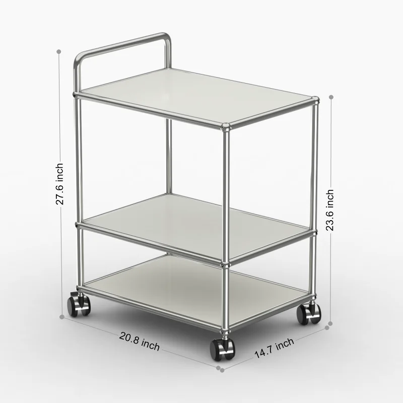 Storage Cabinet Metal dinner cart Module Modular DIY Furniture Stainless Steel Metal Board for Decoration in Living Room Kitchen