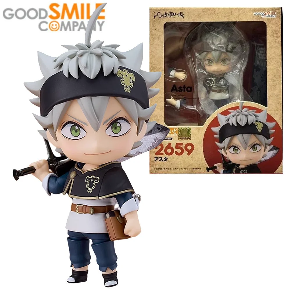 GSC оригинальная Nendoroid 2659 BLACK CLOVER Asta аниме фигурка игрушки для мальчиков и девочек дети подарки на день рождения Коллекционные