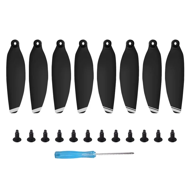 8pcs/set Propellers Blade with Screw Screwdriver Tools for DJI Mavic Mini 1 /mini 2 2SE Drone Accessories