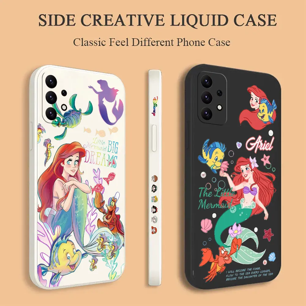 Disney Princess Ariel Phone Case For Samsung A91 A81 A73 A72 A71 A53 A52 A51 A50 A42 A33 A32 A31 A23 A33 A21S A20S A20 A14 Cover