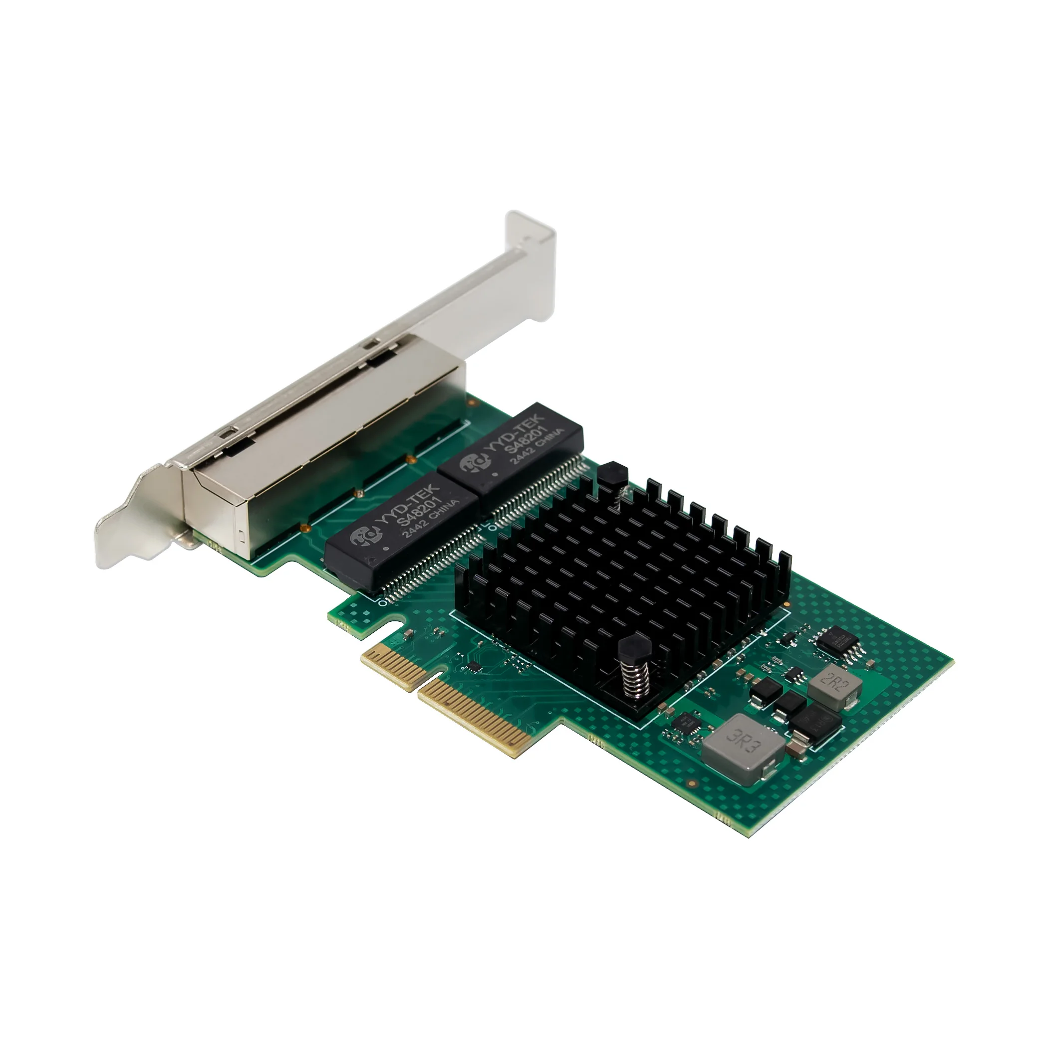 SUNWEIT ST7484 carte réseau Gigabit PCIe X4 avec Interface Ethernet Quad-Port BCM5719 filaire externe en Stock