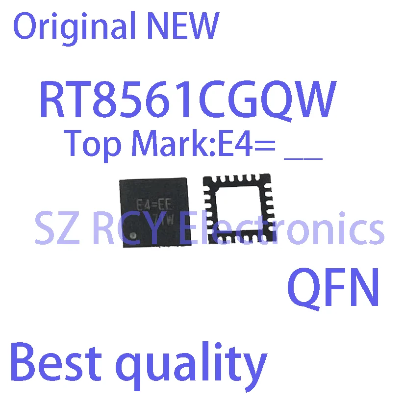 

(5 PCS)NEW RT8561CGQW RT8561C Top Mark E4= XX QFN Chipset