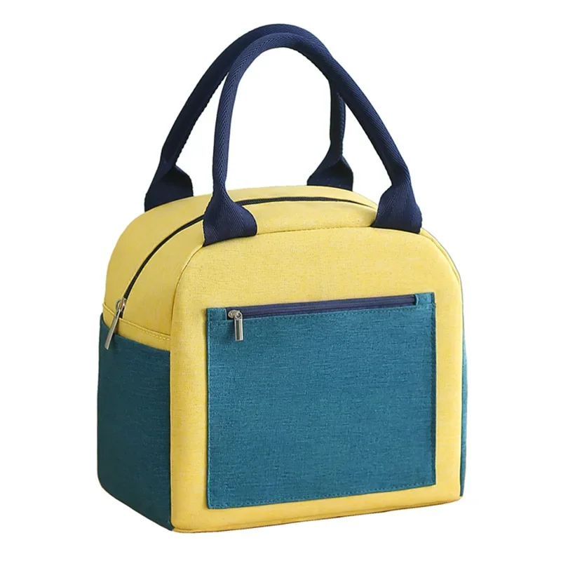 Children Lunch Bags Colored Bento Bag Insulated Bag Lunch Box for Women Handbag Thickened Waterproof Lunch Box Picnic Bag 보냉백