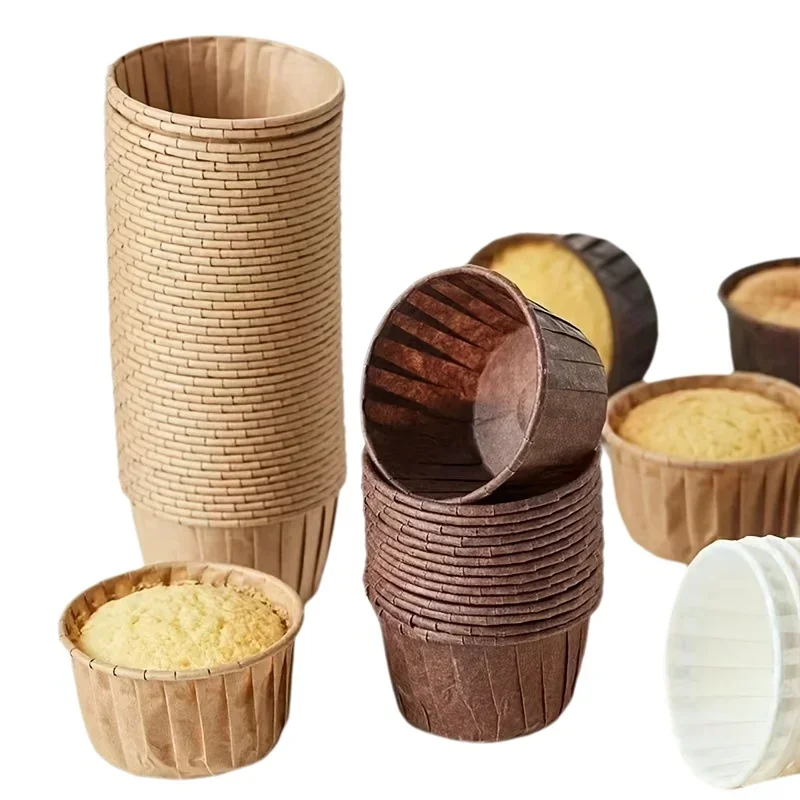 Revestimientos para magdalenas de tamaño estándar, envoltorios para hornear muffins resistentes a la grasa, tema navideño para cocinar y hornear navideños