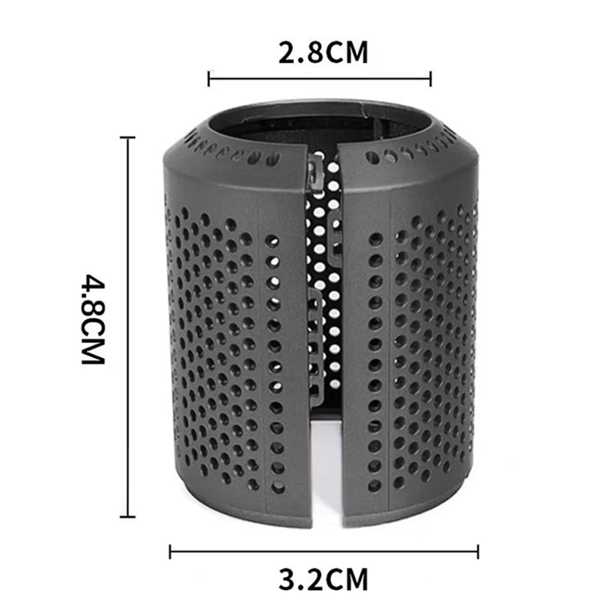 غطاء مرشح خارجي لمجفف الشعر دايسون HD01 HD03 HD07 HD08 مصفاة الغبار تصفية صافي جزء افتتاح تصميم B