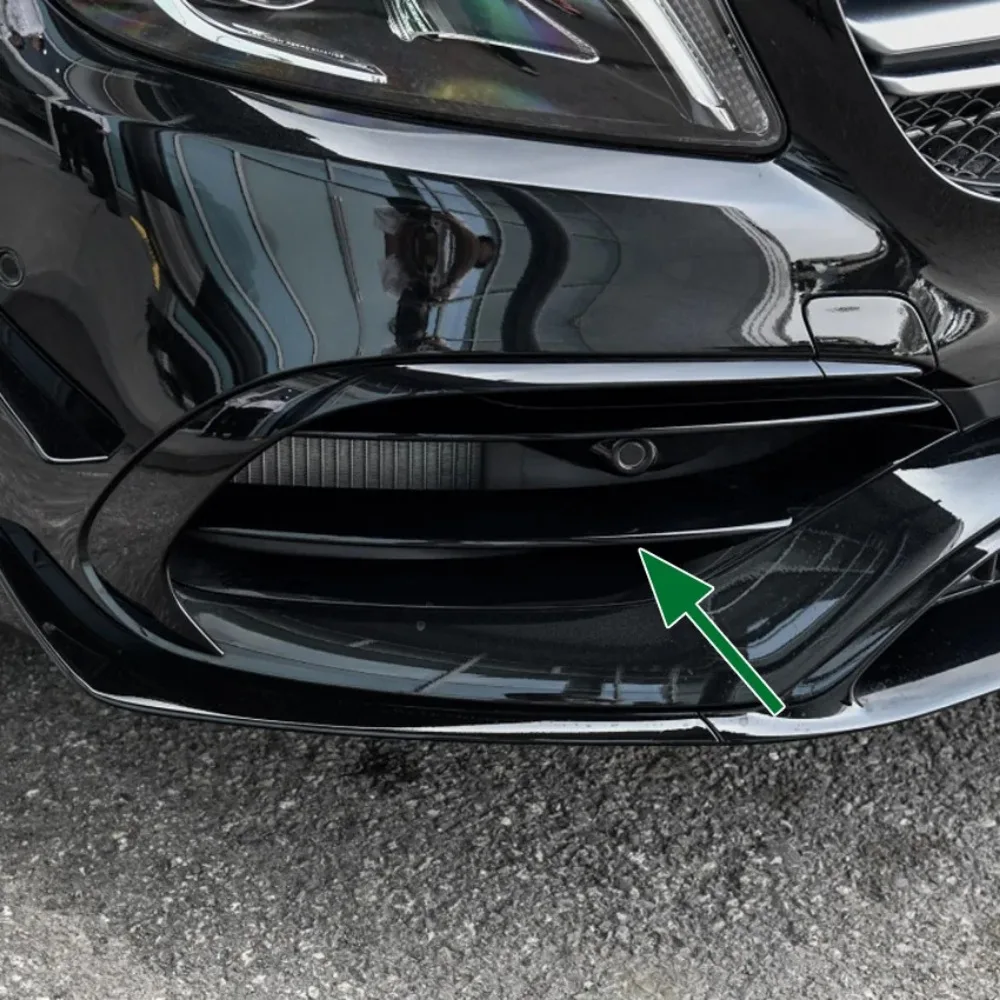 

ABS Car Front Bumper Fog Lamps Grille Grill Cover Frame ABS Body Kits For Mercedes-Benz A-Class W176 A45 AMG 2016 2017 2018