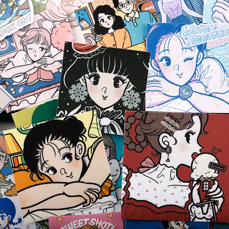 

Stickers Kawaii 66pcs Japanese Girl Posters, Cute Characters, Hand Accounts, Mobile Phone Case Newspaper, Children