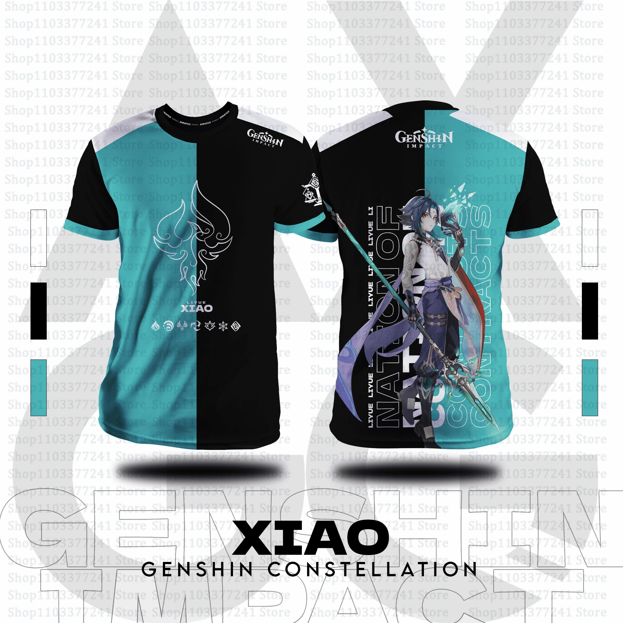 Game Genshin Impact All Role Playing T-shirts 3D Inazuma Yae Miko Print Kids Anime Tshirt Men/Women Short Sleeve O-Neck Y2k Tops