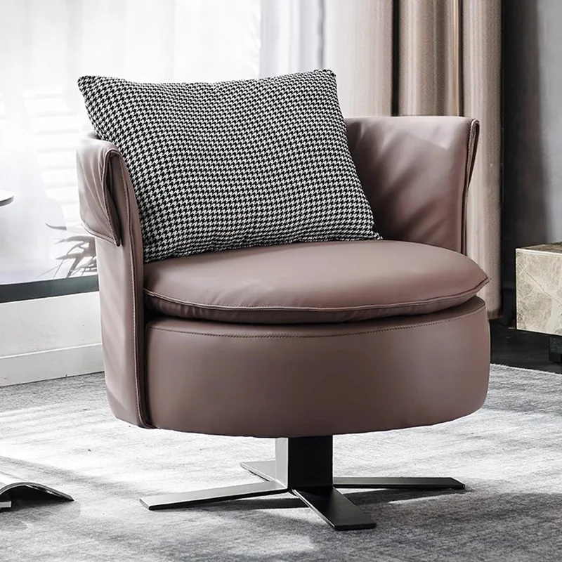 

Swivel Luxury Living Room Chairs Accent Salon Design Office Nordic Floor Chair Lounge Bedroom Reading Sillas Outdoor Furniture