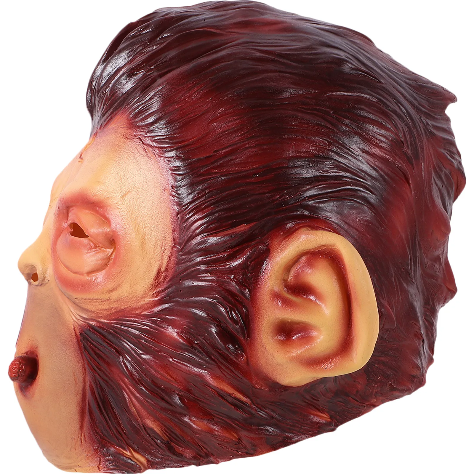 Funny Latex Full Face Mask Scary Party Prop Halloween Masquerade Mask Costume Dance Show Funny Monkey Headgear