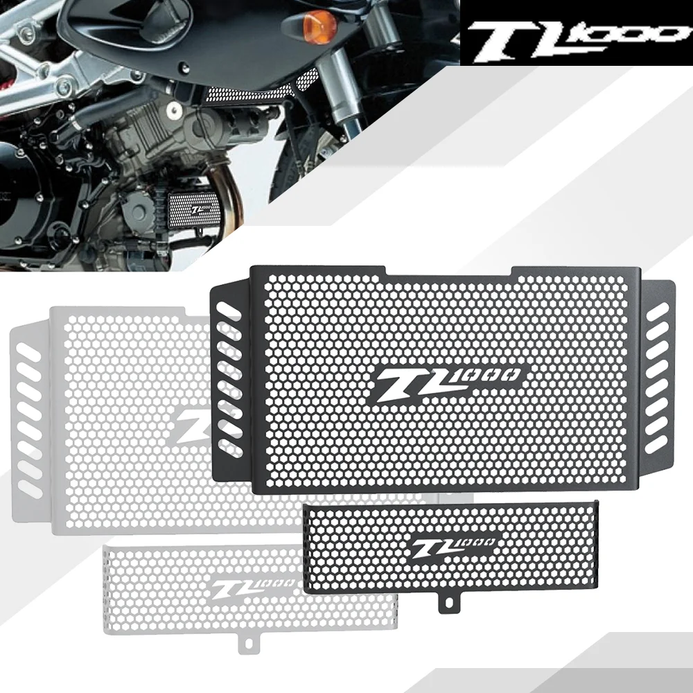 

CNC Radiator Grille Guard Protector Cover Protection Motorcycle FOR SUZUKI TL 1000S TL1000S TL 1000 S 1997 1998 1999 2000 2001