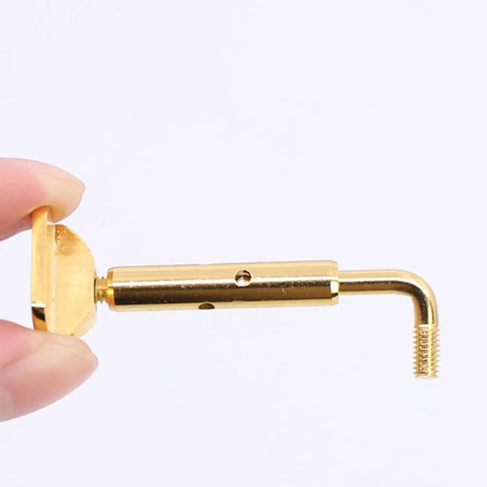 

2Pcs Violin Chinrest Screws Screws Golden 3 4 Chin Rest Screw For Violin 4 Size Zinc Alloy Durable Parts Accessories Replacement