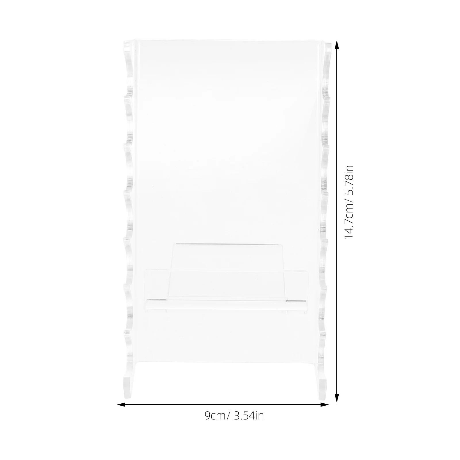 حامل قلم شفاف من الأكريليك، حامل عرض لفرش المكياج، منظم تخزين أنيق للمكتب المنزلي، حامل أقلام رصاص للمكتب #2