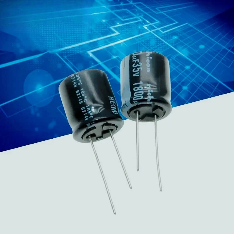 

10PCS original 1800UF 35V Japanese electrolytic capacitor 35V 1800UF 18X20 HE high frequency and low resistance