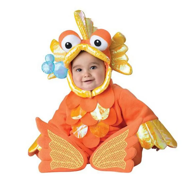 Halloween baby clothing set made of pure cotton for both boys and girls, one-piece clothing for outdoor wear, styling clothes