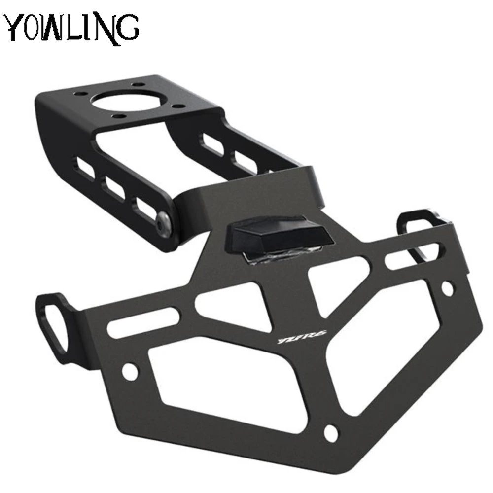 

FOR YAMAHA YZFR6 2006--2016-2017-2018-2019-2020-2021-2022-2023 Motorcycle License Number Plate Frame Holder Bracket LED Light