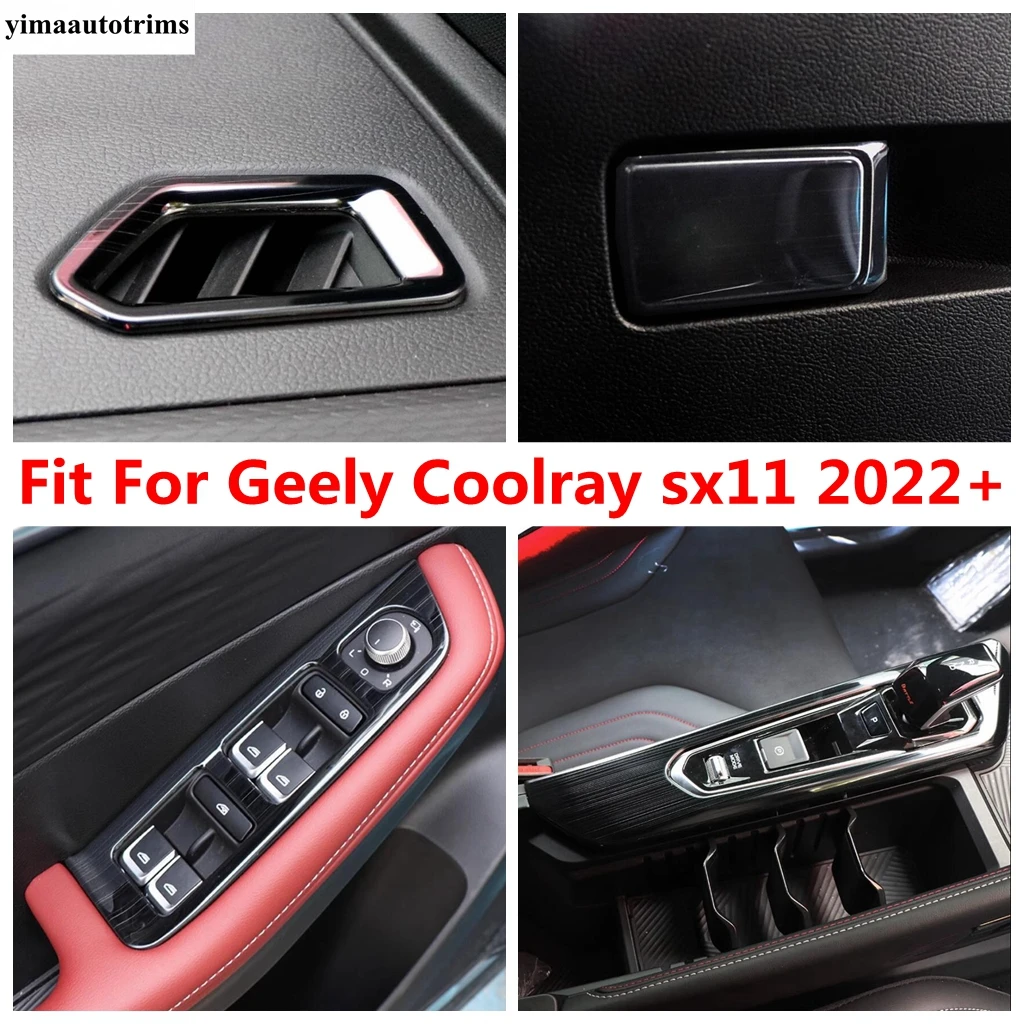 

Window Lift / Gear Shift Panel / Glove Box / Air AC Outlet Vent Cover Trim For Geely Coolray sx11 2022 2023 Accessories Interior