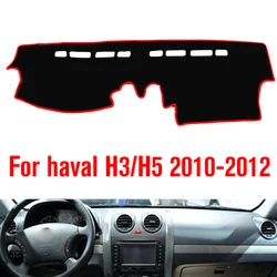 For haval Great wall H3 2010 2011 2012 Car Dashboard Avoid Light Pad Instrument Platform Desk Cover Mat Carpets Trim