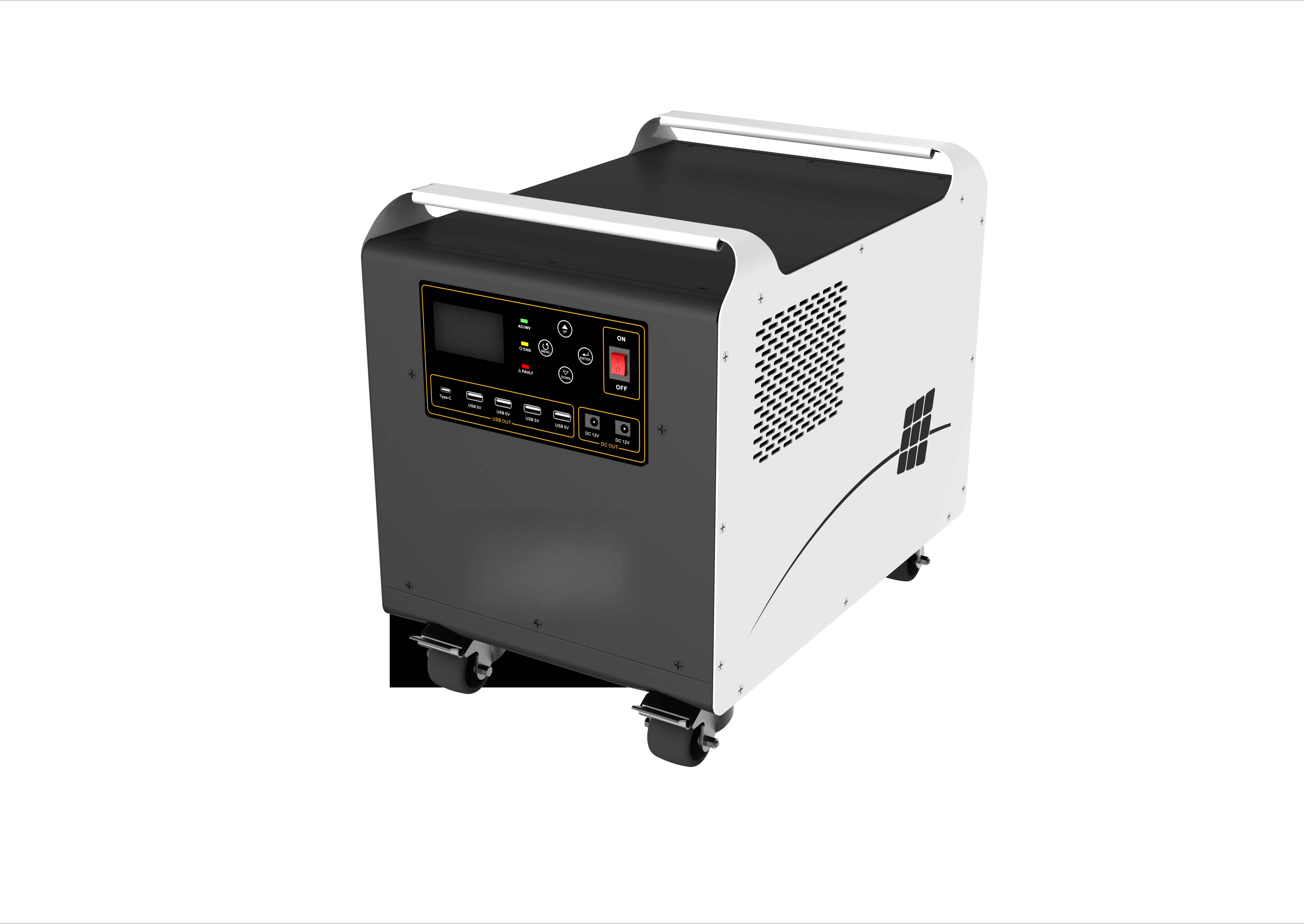 محطة طاقة شمسية محمولة بقدرة 1 كيلو وات مع وحدة تحكم شحن لاسلكية لبطارية LifePO4 بقدرة 1 كيلو وات #2