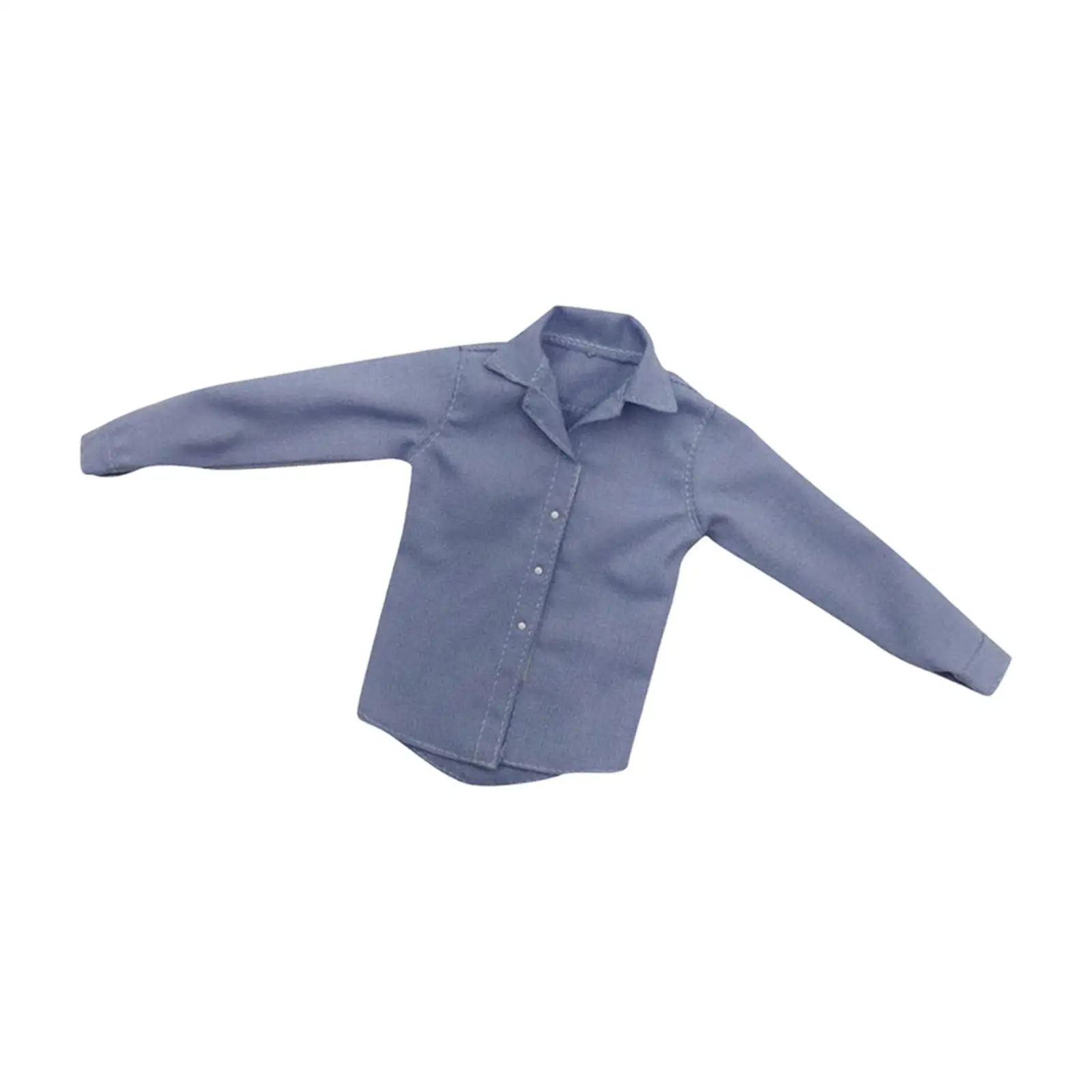 1/6 men's long-sleeved shirt clothing for 12 action figures, choice of colors