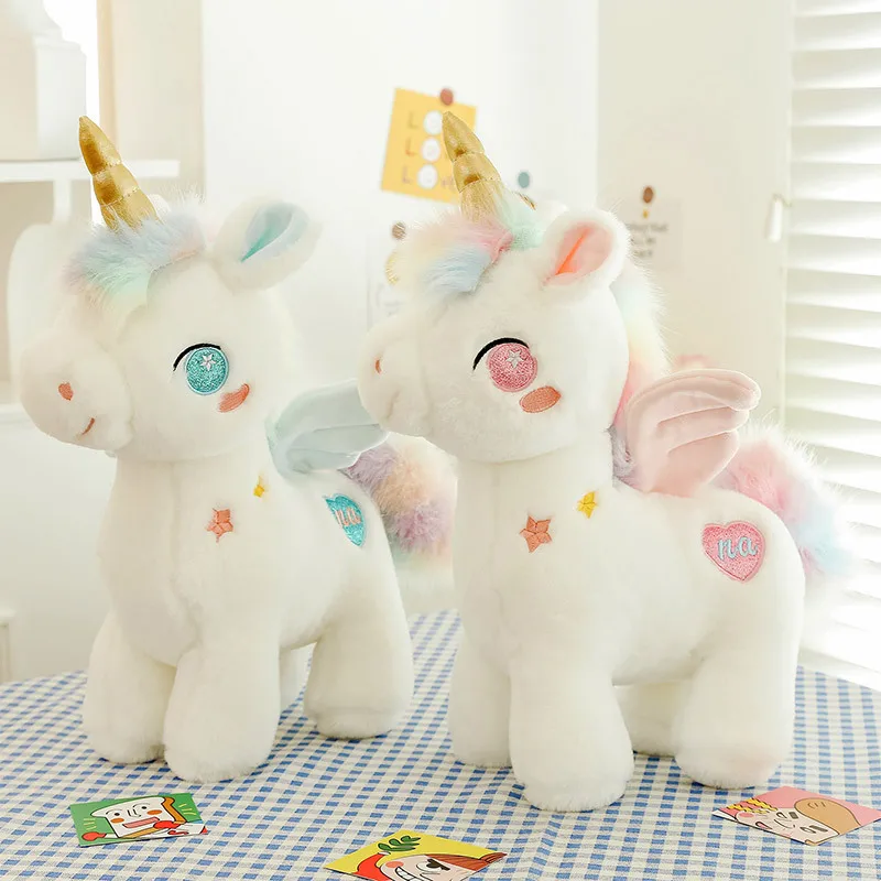 New 25cm Fantasy Doll Cute Unicorn Toy Periphery Accompanying Kids To Sleep Soft Stuffed Decoration Toys Ornament Kids Gift