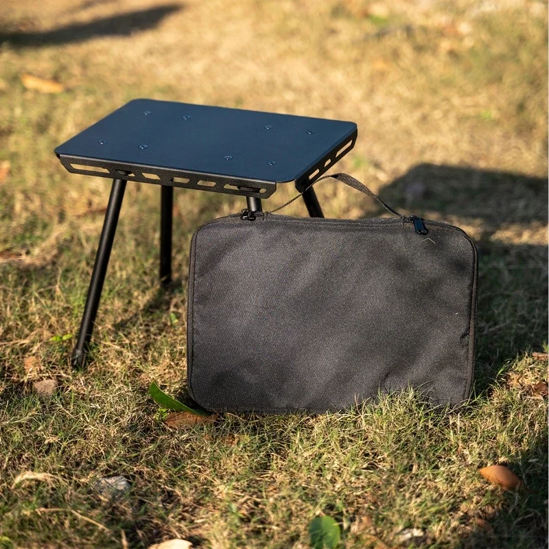 Outdoor Table And Chair Dual-Use Table Folding Chair Portable Liftable Stool Outdoor Fishing Camping Chair Desk