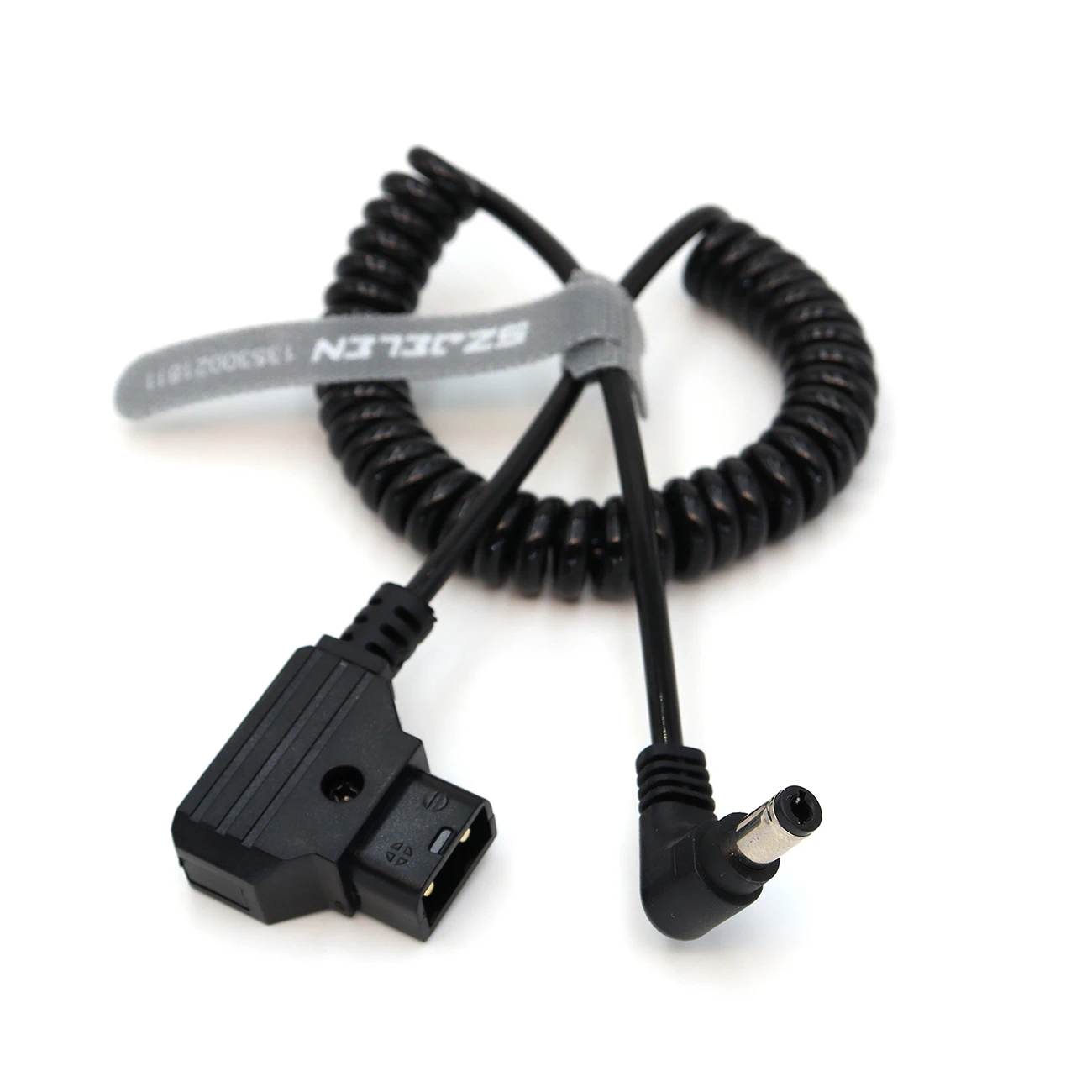 Power Cable Tap D-Tap Male to Right Angle DC 5.5x2.5mm 12V Cable for DSLR Rig Power V-Mount Anton Battery
