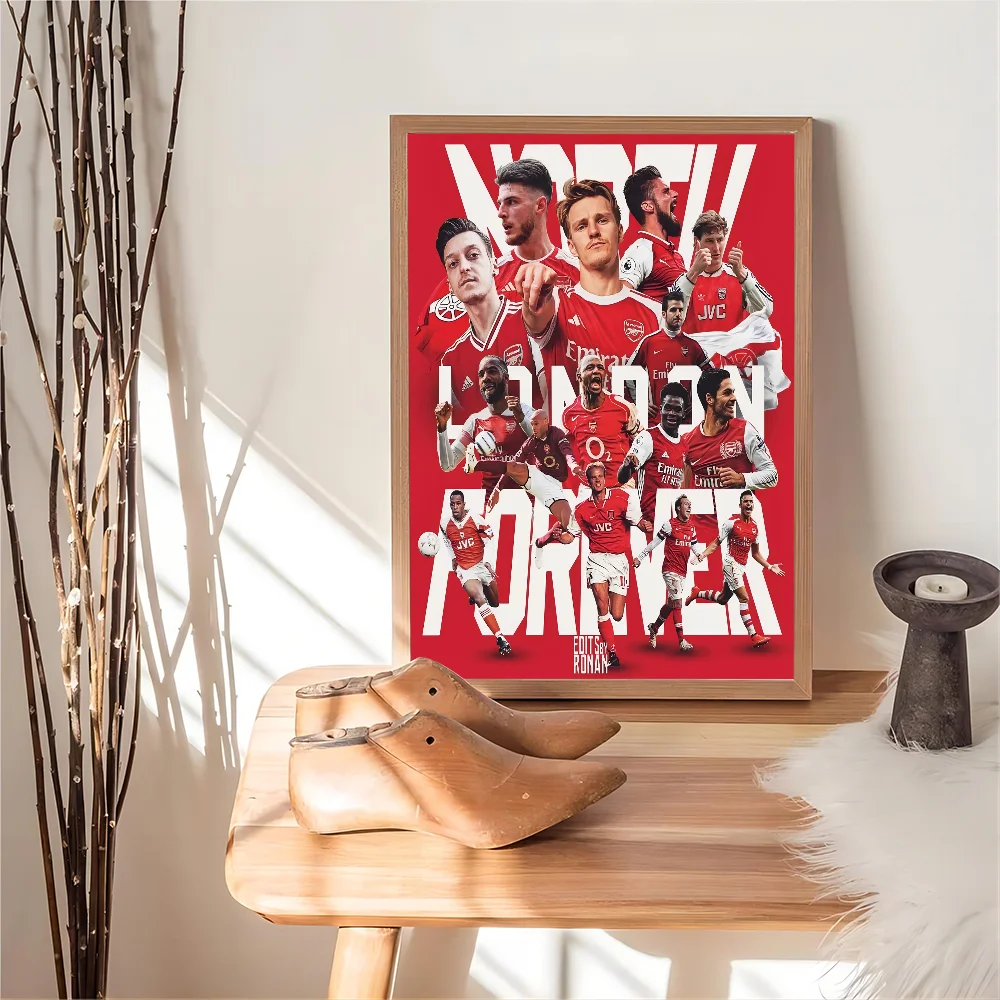 A-Arsenal FC فيلم لزجة الملصقات الرجعية كرافت ورقة ملصق DIY غرفة بار مقهى الجمالية الفن طلاء جدران #2