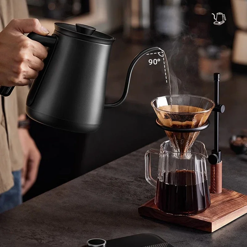 Bear Gooseneck ketel Stainless Steel, ketel listrik rumah tangga, ketel kopi teko halus