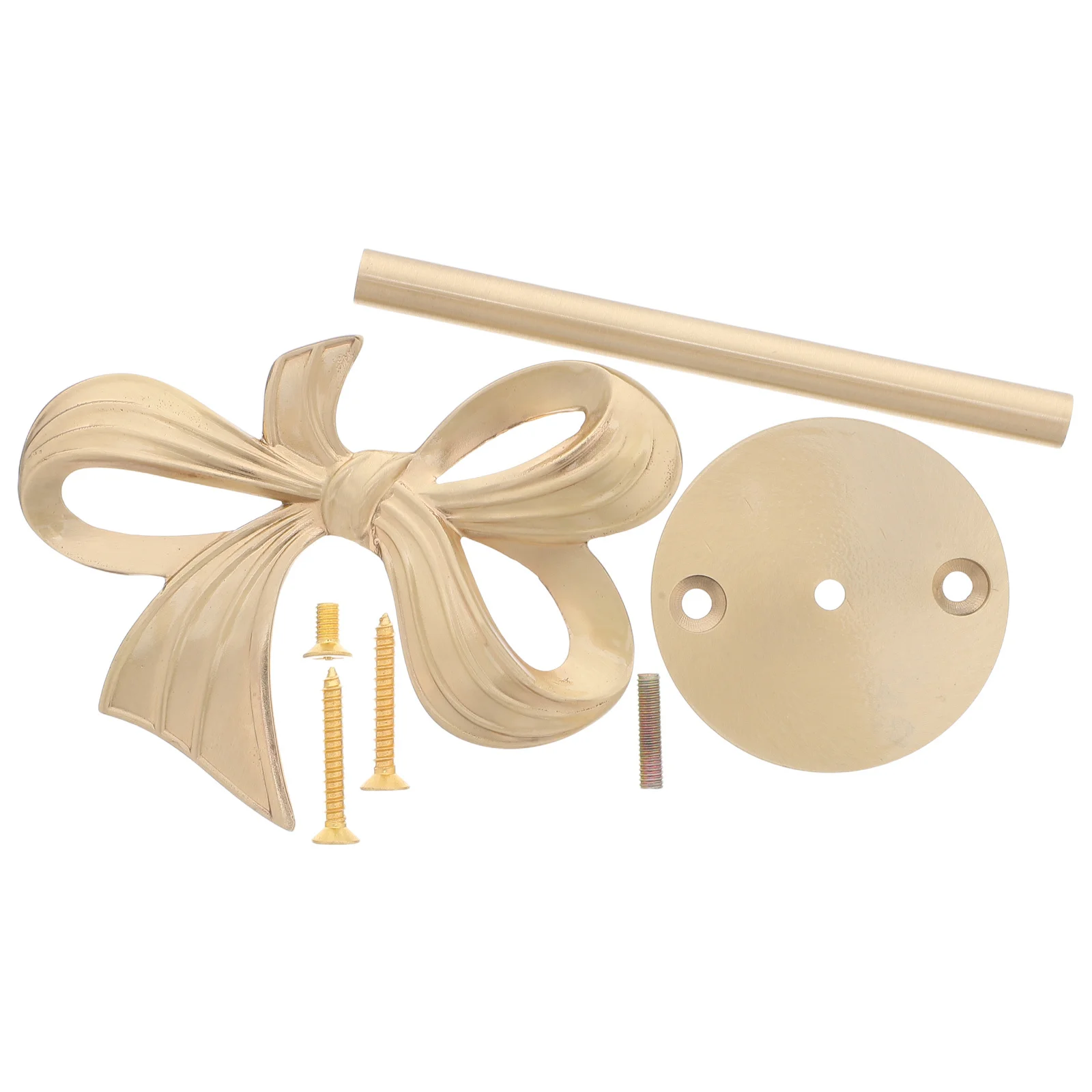 

Creative Curtain Hooks Gold Brass Bow Wall Mounted Holdbacks For Living Room Bedroom Heavy Duty Metal Decorative