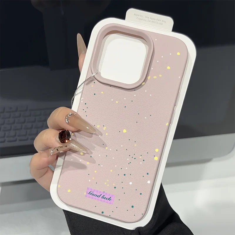 موجة نقطة Lichee نمط جراب هاتف ل Xiaomi Poco X7 برو 5G M6 برو 4G X5 X6 F5 F6 F7 X7 للصدمات لينة سيليكون الوفير غطاء