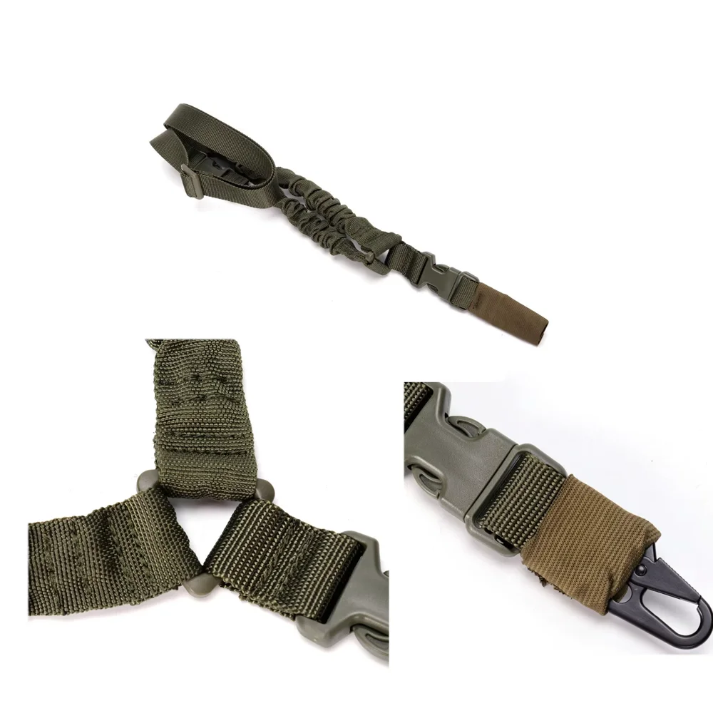 

Регулируемый нейлоновый многоступенчатый тактический ремень для охоты на открытом воздухе 1, одноточечный ремень