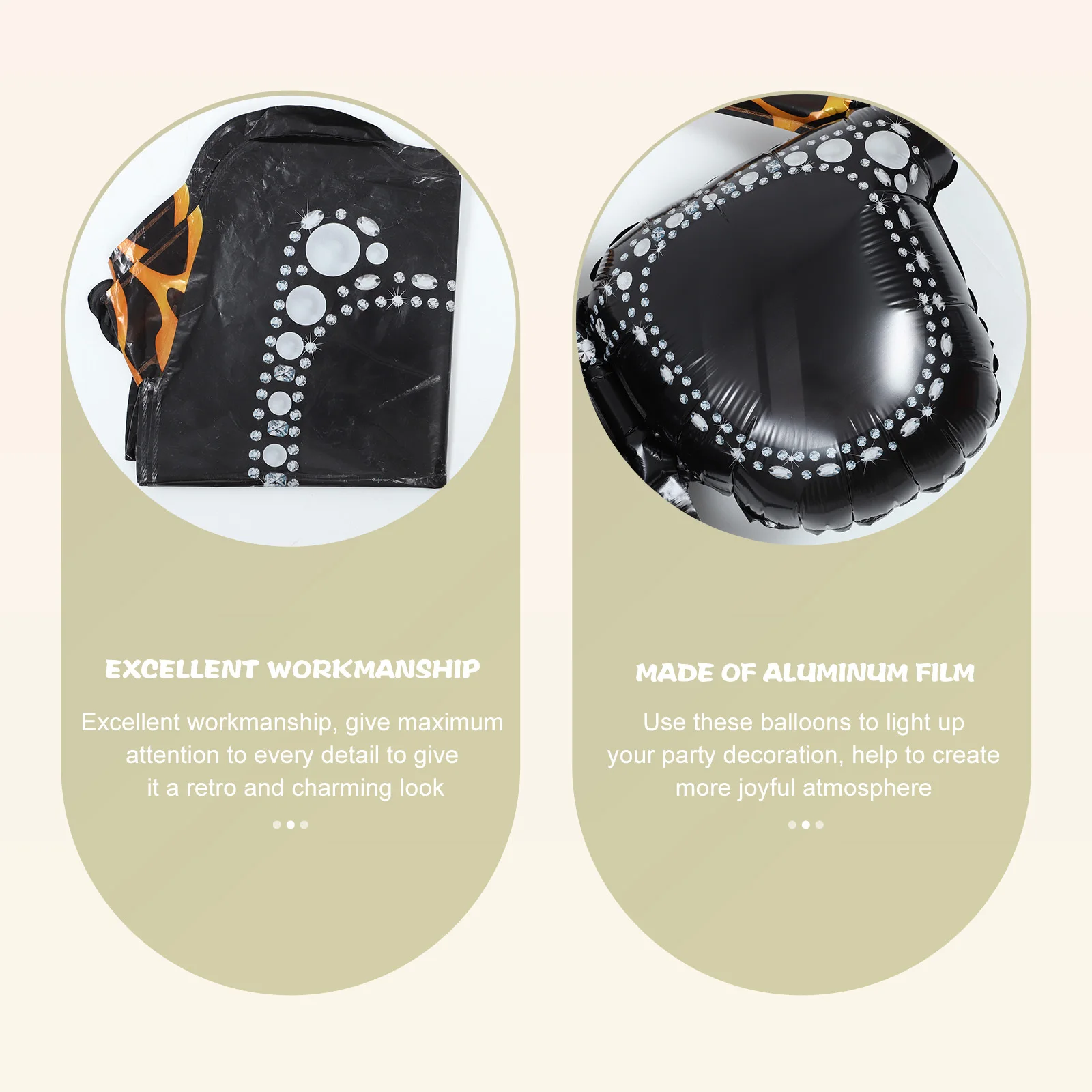 

3Pcs Inflatable Sunglasses Balloons Eye-Catching Retro Style 90s Party Decorations Disco Party Decor Inflatable Sunglasses