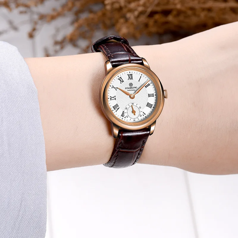 STARKING Retro Chic Women\'s Wristwatch Quartz Small Square Watch Gift for Her