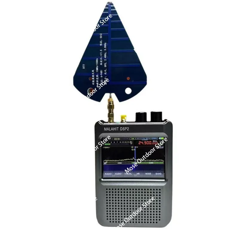 DSP2 Radio Latest Firmware V2.40 Malahit DSP2 SDR Malachite Receiver 10KHz-2GHz AM/SW/MW/FM Full-band
