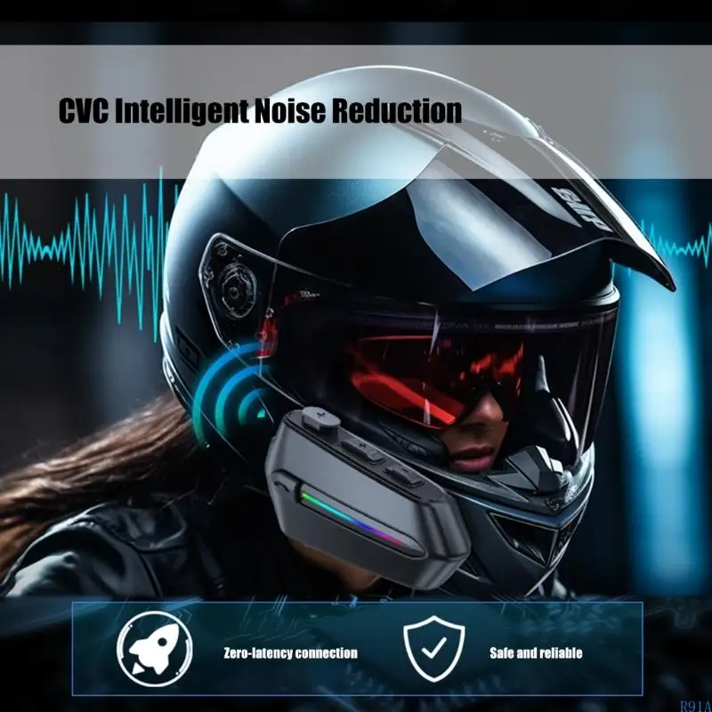 R91A C5S سماعة رأس الدراجة النارية نوع C شحن مجموعة أذن متوافقة مع