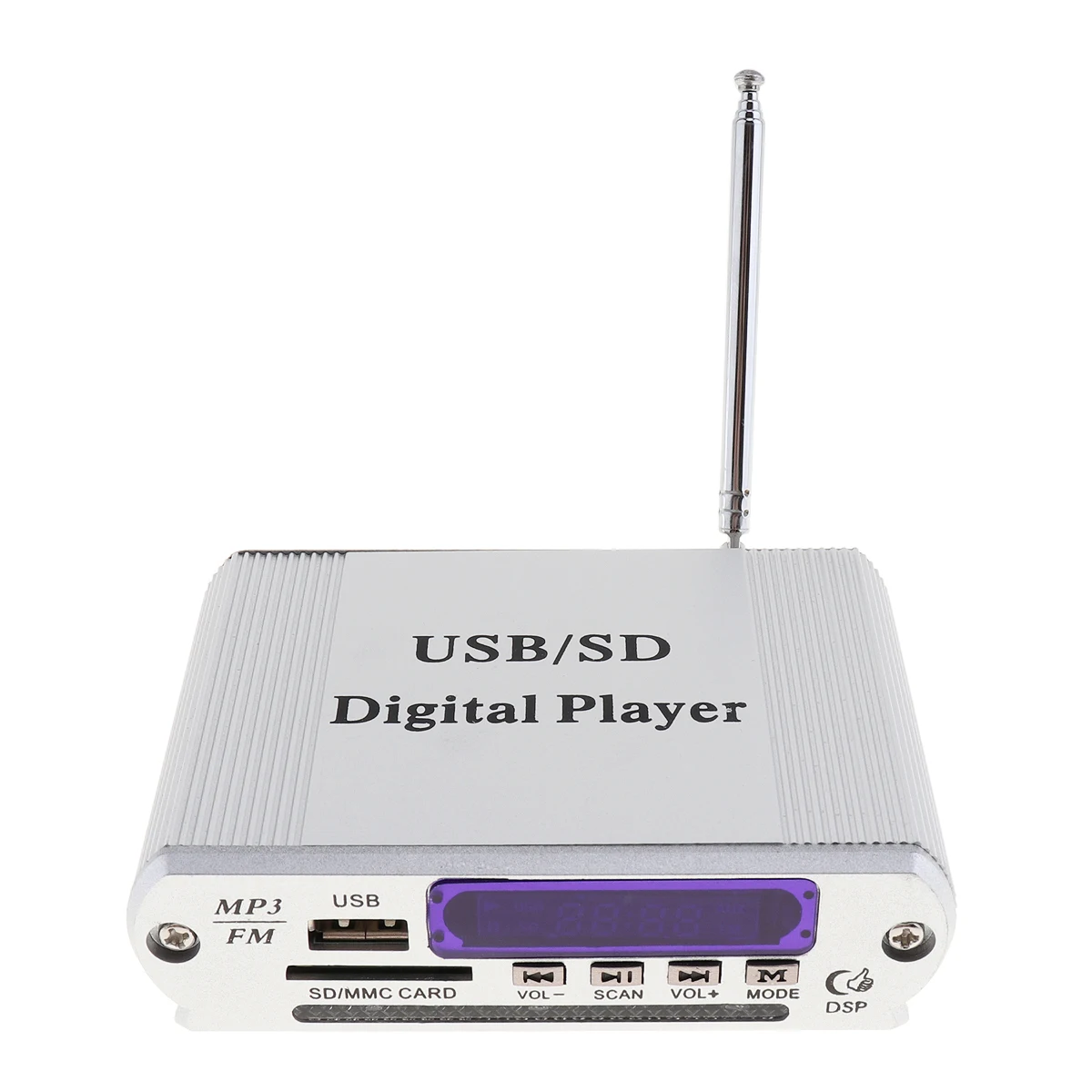 Universal Motorcycle Power Car Amplifier LED Level Display Support MP3 / FM / SD / USB Audio Player